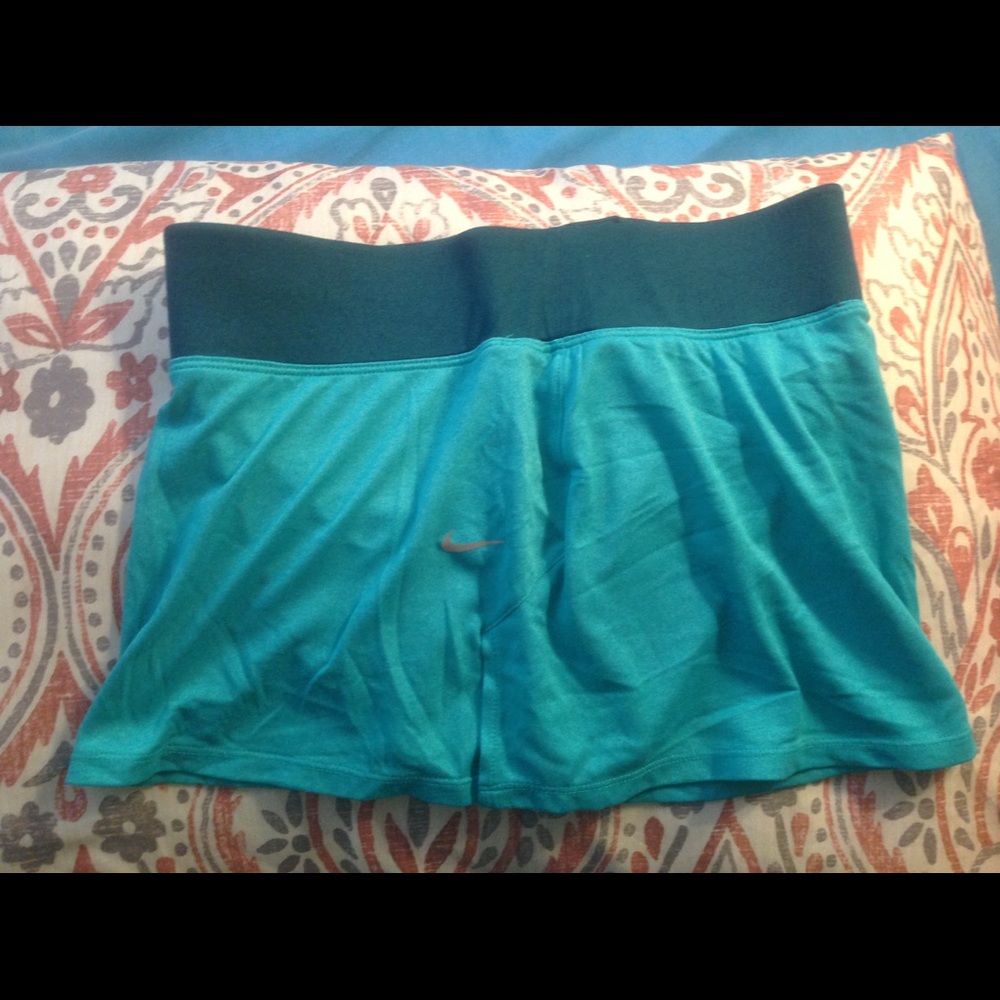 Nike Teal DriFit Workout Skort Sz Xs